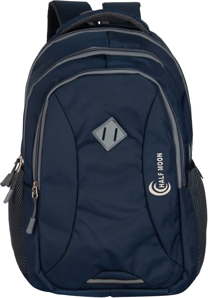Half Moon Waterproof Laptop Backpack Bag with Rain Cover 35 L Laptop  Backpack Navy - Price in India