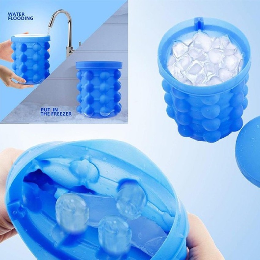 Silicone Ice Genie Cube Maker, 250 GM Blue Standard Silicon Rubber