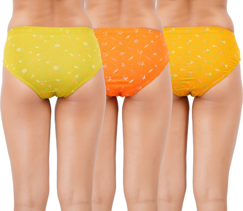 CLIX Women Hipster Gold, Orange, Yellow Panty - Buy CLIX Women Hipster  Gold, Orange, Yellow Panty Online at Best Prices in India