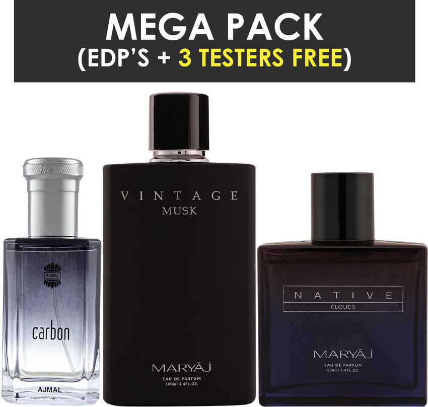Buy Ajmal Carbon EDP Citrus Perfume For Men Maryaj Vintage Musk