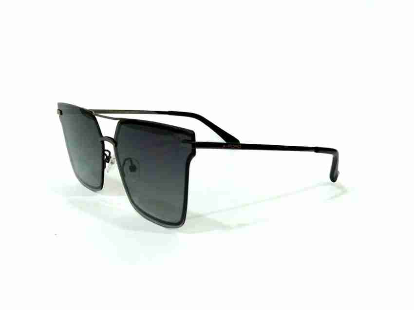 Buy X FORD Over sized Sunglasses Black For Men Women Online