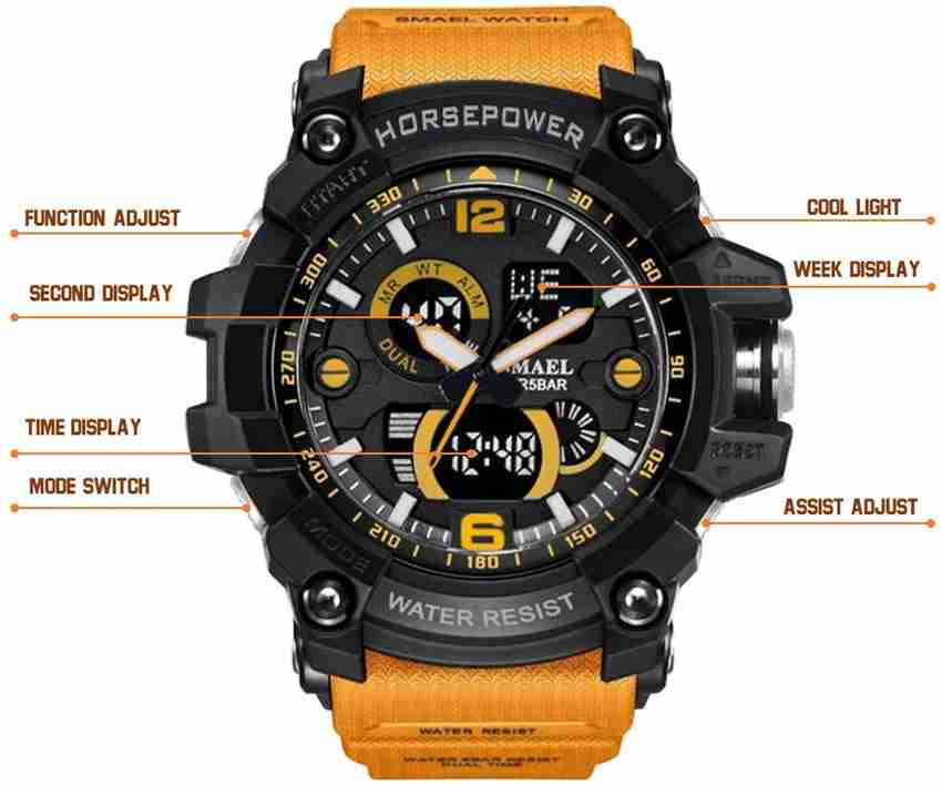 Smael watch 1617 outlet