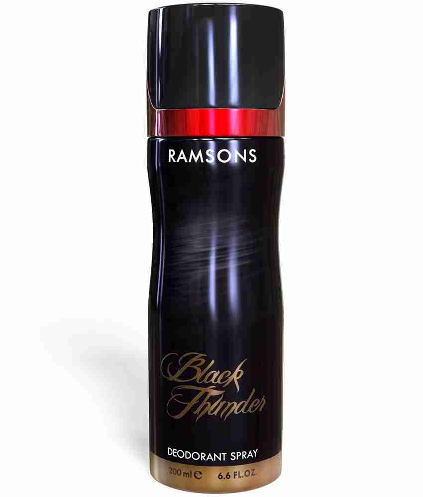 RAMSONS COMBO of Red ZX 100ml Perfume Black Thunder 200ml