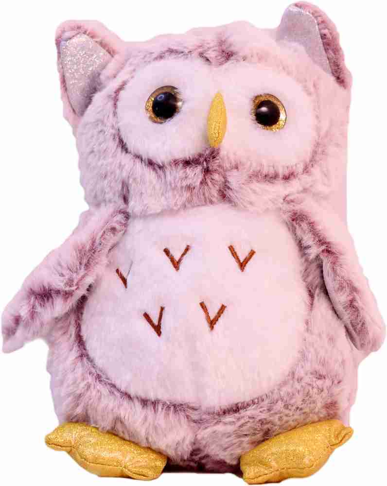Vineleaf Stuffed Owl Soft Toy for Kids with Non Toxic Fabric Light
