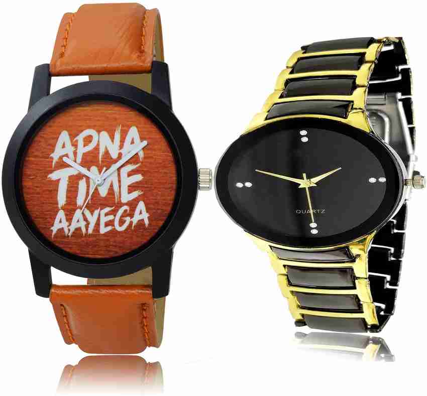 NEUTRON combo watch Analog Watch For Boys Buy NEUTRON combo watch Analog Watch For Boys Latest Technology Apna Time Aayega And Chain Combo Watch For Boys And Men