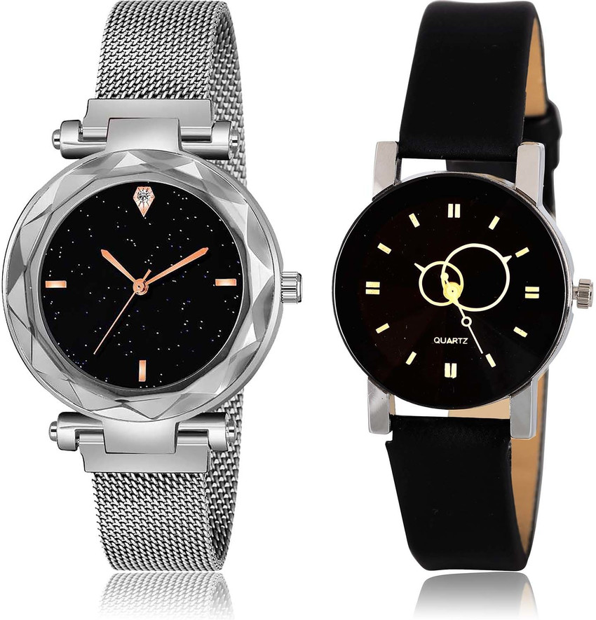 Women's geometry quartz watch flipkart on sale