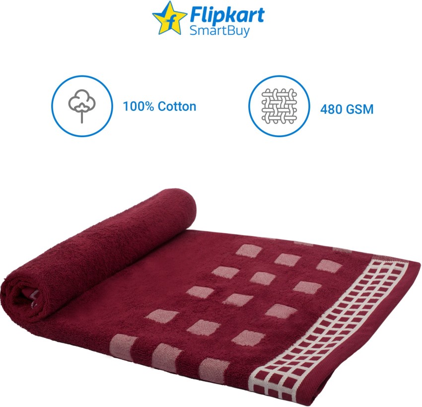 Flipkart SmartBuy Cotton 480 GSM Bath Towel Buy Flipkart