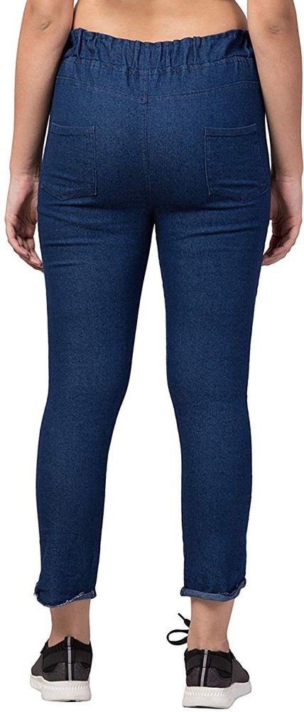 Selvo Jogger Fit Women Blue Jeans - Buy Selvo Jogger Fit Women