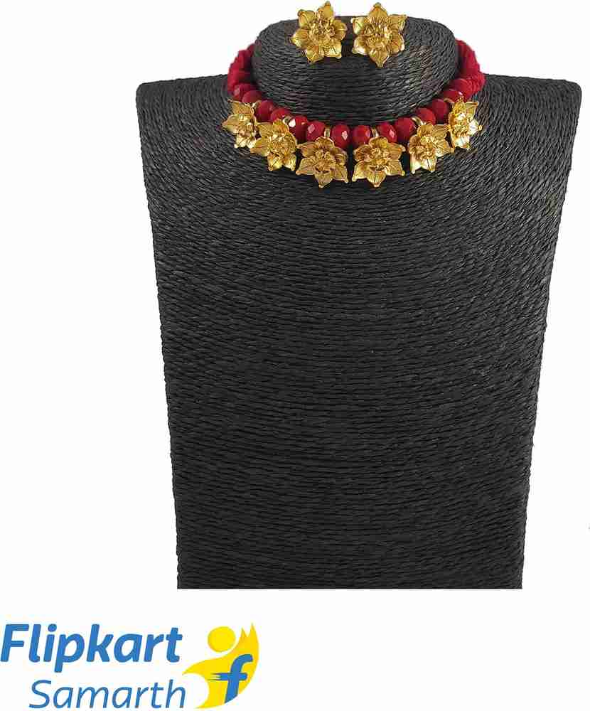 Sukhen Antique Jewellery Brass Gold plated Gold White Jewellery Set Price in India Buy Sukhen Antique Jewellery Brass Gold plated Gold White Jewellery Set Online at Best Prices in India Flipkart
