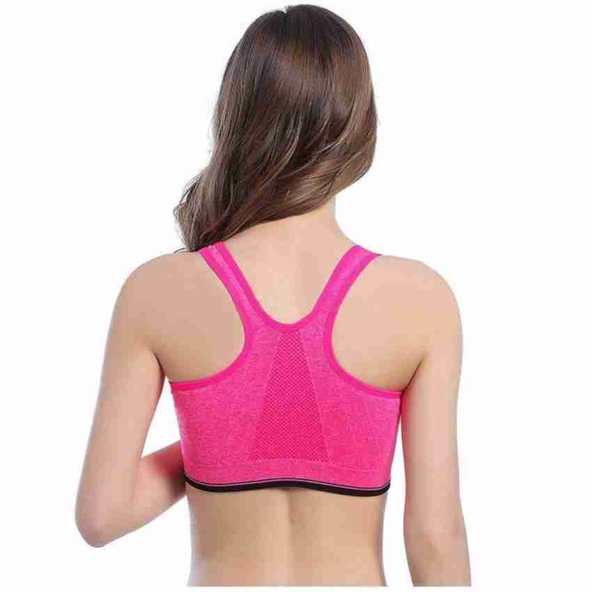 Buy online Lightly Padded Solid Sports Bra from lingerie for Women by Creez  for ₹499 at 69% off