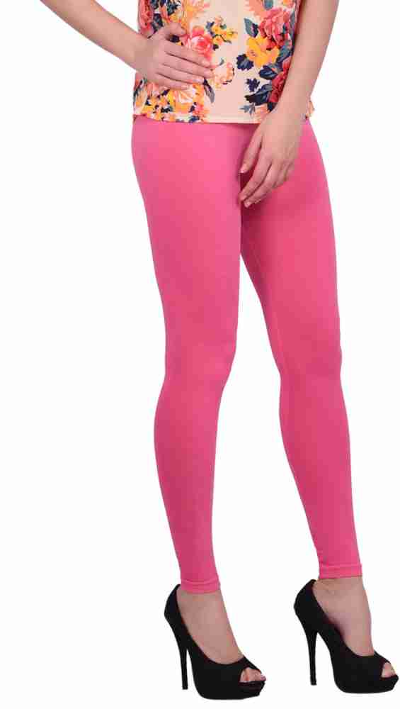 Robinbosky Premium Stretchable Cotton Lycra Grape Ankle Length Leggings For  Women