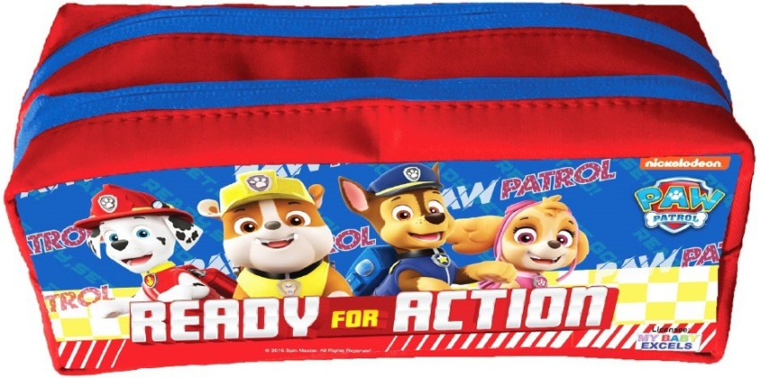 Paw Patrol 3 Tier Zipped Pencil Case and Stationery Set