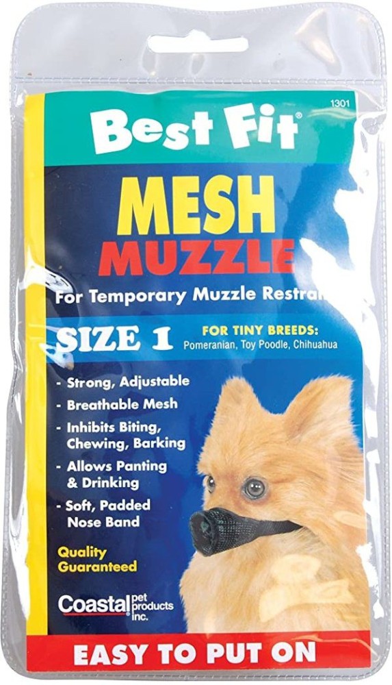 Coastal Best Fit Adjustable Mesh Dog Muzzle