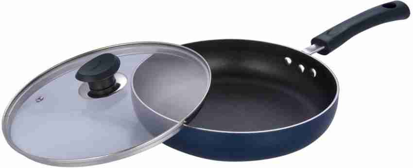 Vinod Zest Non Stick Deep Fry Pan with Glass Lid – Vinod Cookware India  Pvt. Ltd.
