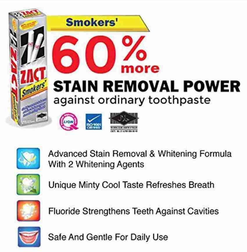 Zact lion sale stain fighter toothpaste