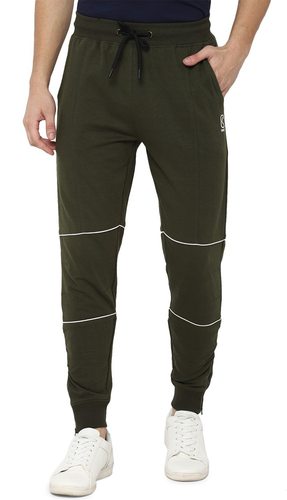 SKULT by Shahid Kapoor Solid Men Dark Green Track Pants Buy