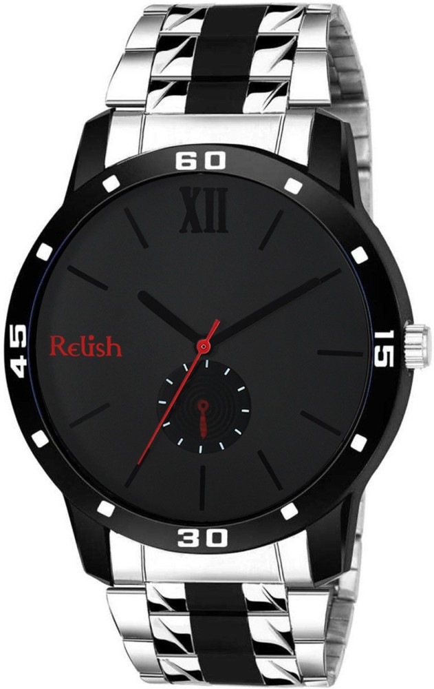 Buy online Men's Black Analog Watch from Watches for Men by Relish Watch  for ₹299 at 70% off