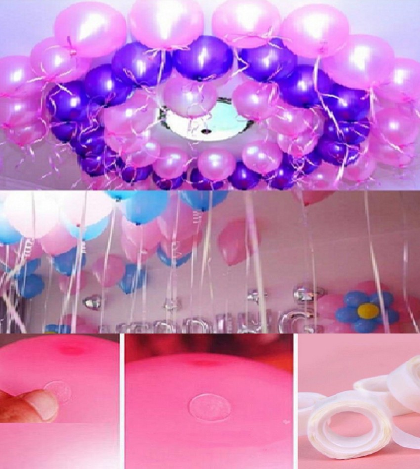 New 2X 100 Dots Removable Adhesive Glue Dot Foil Balloon Wedding Birthday  Decor Tape
