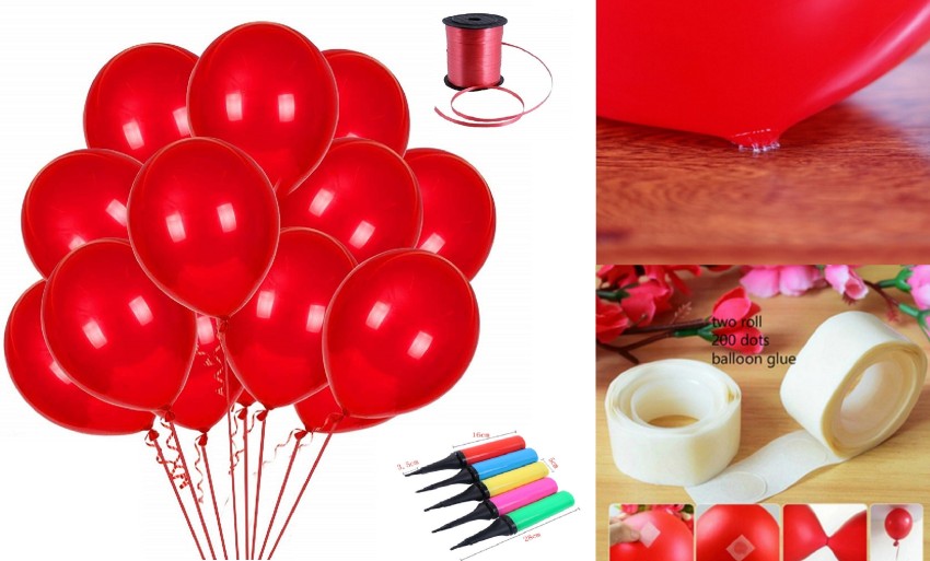 Balloons Solid 200 Piece glue dots for Balloon and ribbons/ Glue dot tape for Balloon/glue dot and ribbon decoration/glue dot roll/glue  dot combo/glue dots for Balloon decoration/glue dots for Balloon decoration