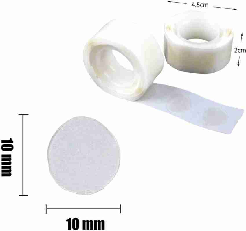 2 Rolls 200pcs Double Sided Balloon Glue Dots, Invisible Adhesive Dots For  Wedding, Birthday, Party Balloon Diy Decoration