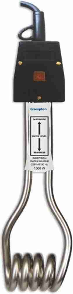 Crompton Immersion Water Heater Rod (IHL 102) with Water Level Indicator  1000 W Immersion Heater Rod Price in India - Buy Crompton Immersion Water  Heater Rod (IHL 102) with Water Level Indicator