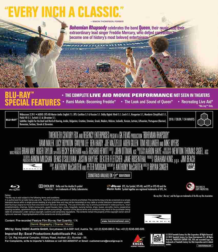 Buy Bohemian Rhapsody Online at Low Prices in India