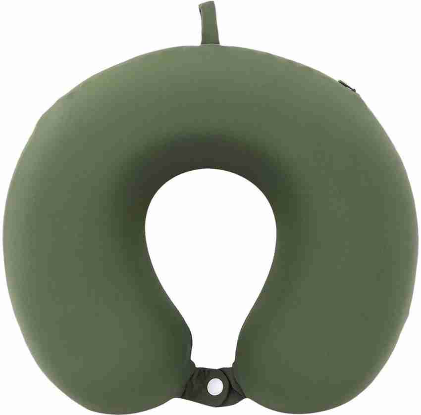 MINISO Memory Foam U shaped Neck Pillow Neck Pillow Green Price in India Flipkart
