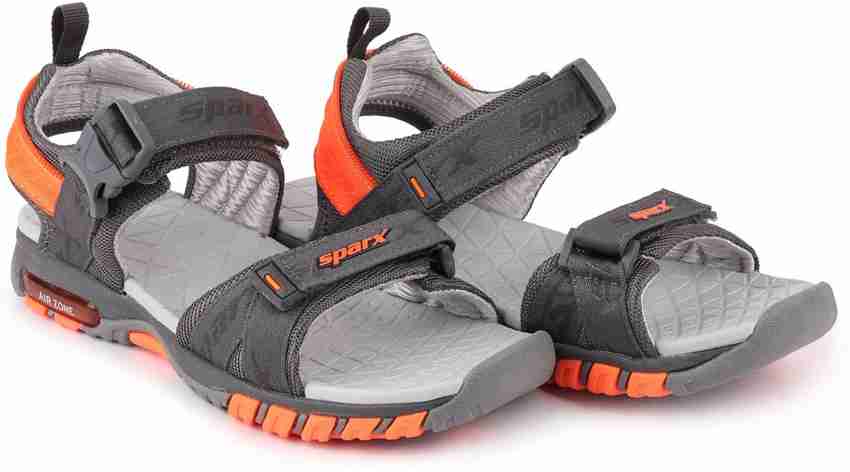Sparx sandals grey and orange sale