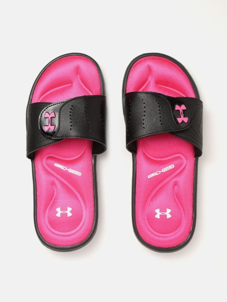 Under armour sale slippers womens