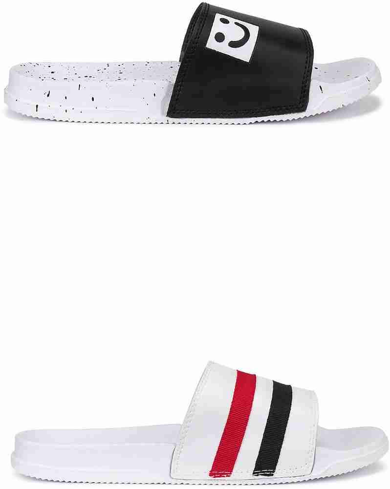 Beonza Men Combo Pack Of 2 PAIR Of Men Flip Flops Slippers Slides