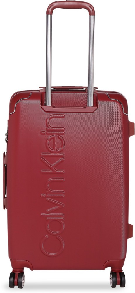 Calvin klein red discount suitcase