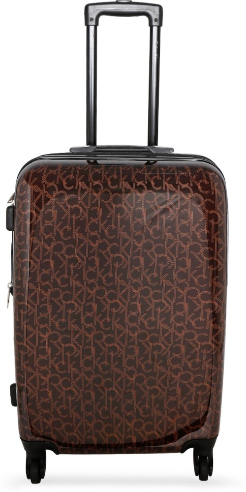 Calvin klein deals monogram luggage