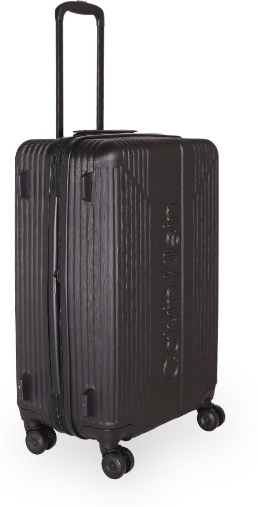 Calvin Klein The Standard HS Cabin Suitcase 4 Wheels 20 inch BLACK Price in India Flipkart