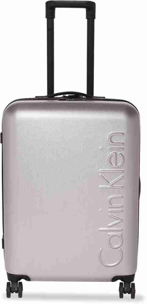 Calvin klein orders suitcase white