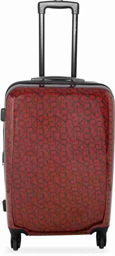 Calvin klein monogram deals luggage