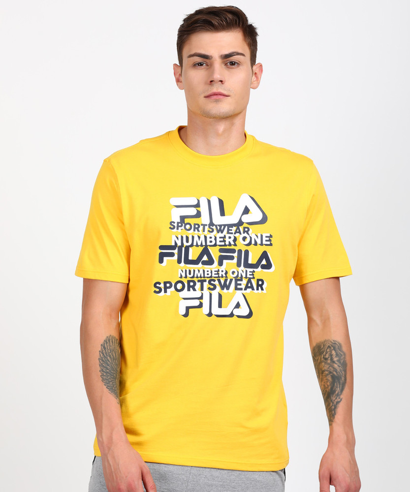 yellow fila top