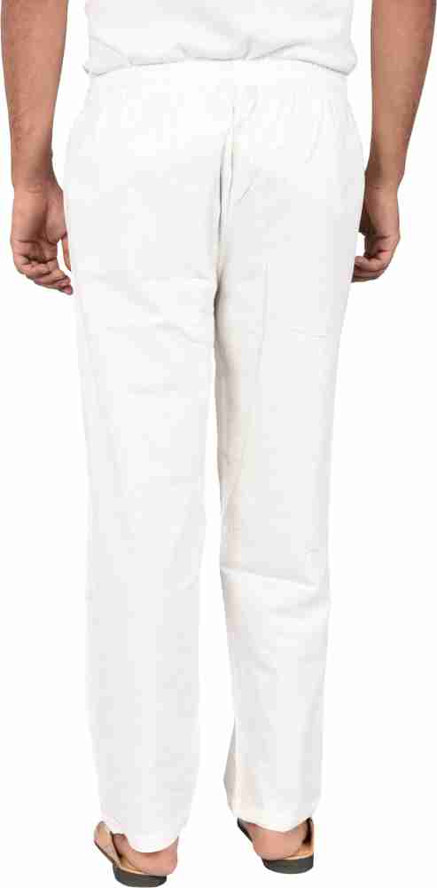 KHADI HOUSE Relaxed Men Women White Trousers Buy KHADI HOUSE