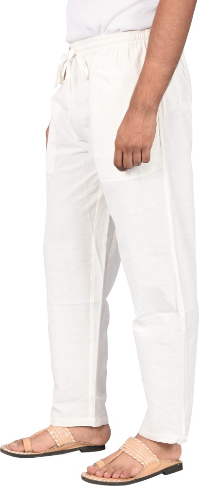 Buy Sailwind Mens Drawstring Linen Pants Casual Summer Beach Loose Trousers  A01 Pure White 30 at Amazonin