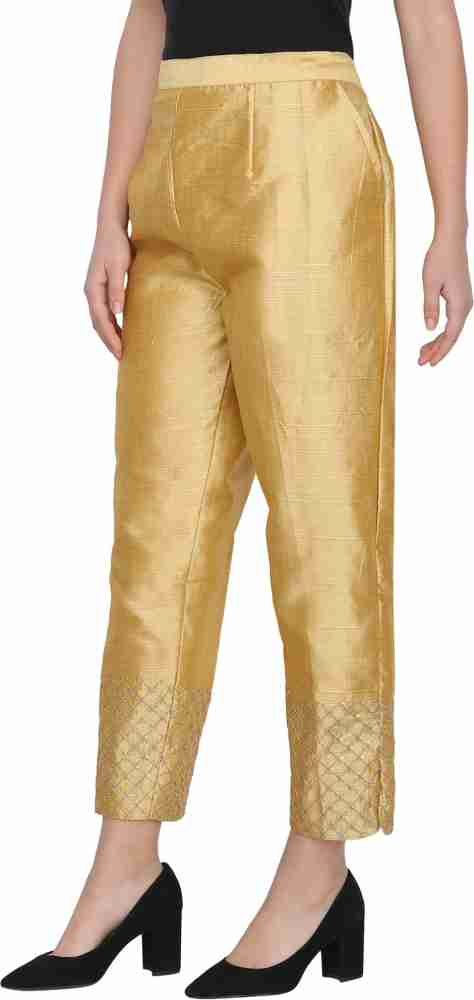 Gold womens outlet pants