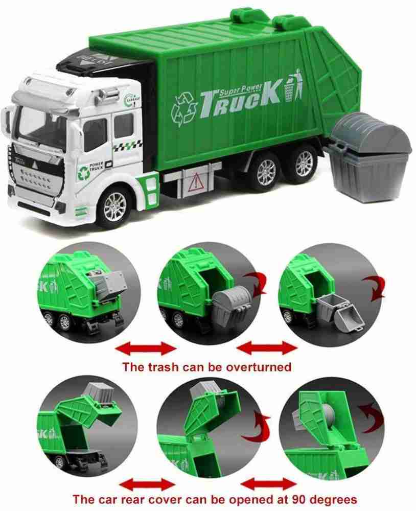 Metal garbage cheap truck toy