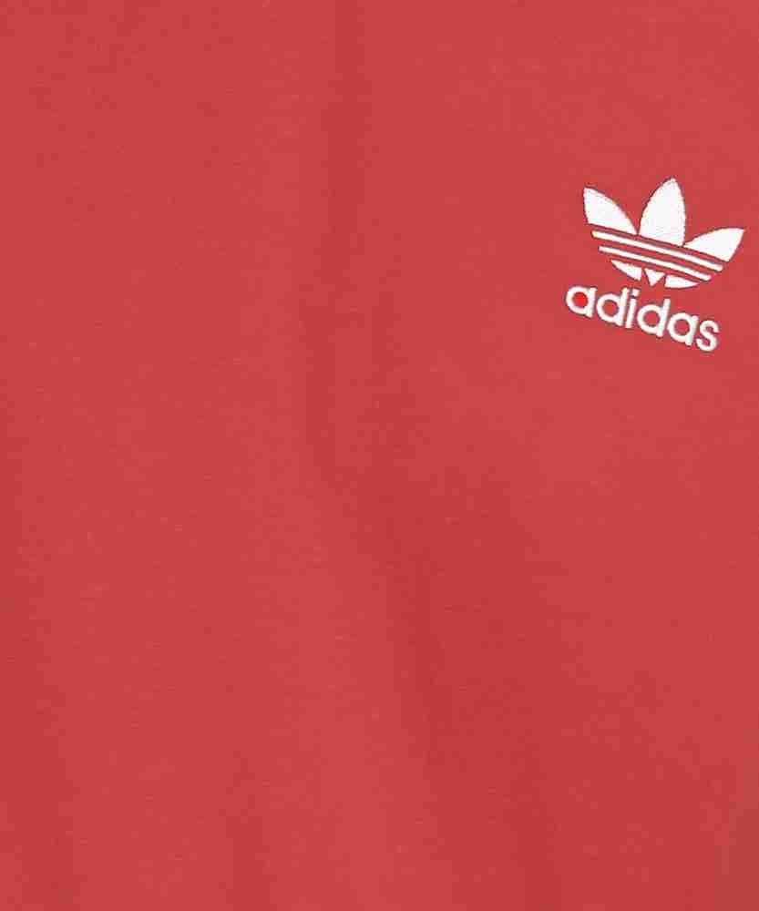 ADIDAS ORIGINALS Solid Men Round Neck Red T Shirt Buy ADIDAS