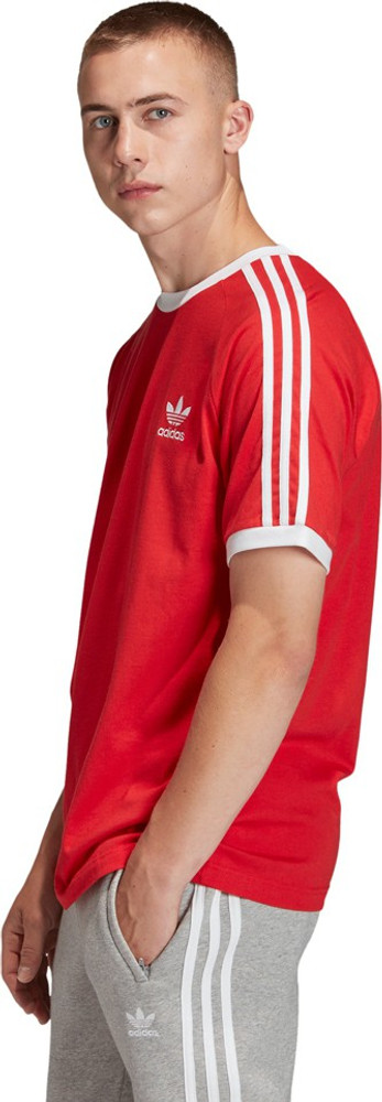 ADIDAS ORIGINALS Solid Men Round Neck Red T Shirt Buy ADIDAS