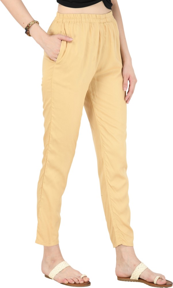 Buy French Lime Women Soft Beige Printed Modal Lycra Blend Lounge Pants  Online at Best Prices in India - JioMart.