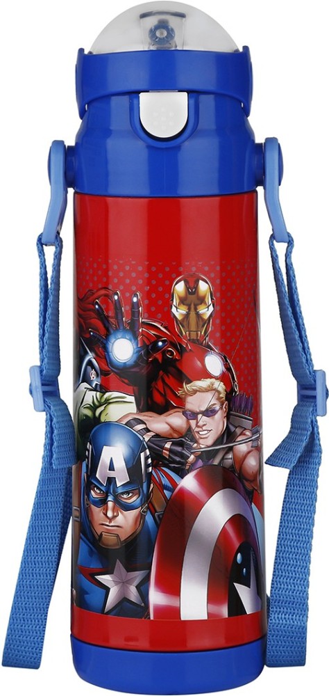 Marvel Captain America Shield Water Bottle Blue