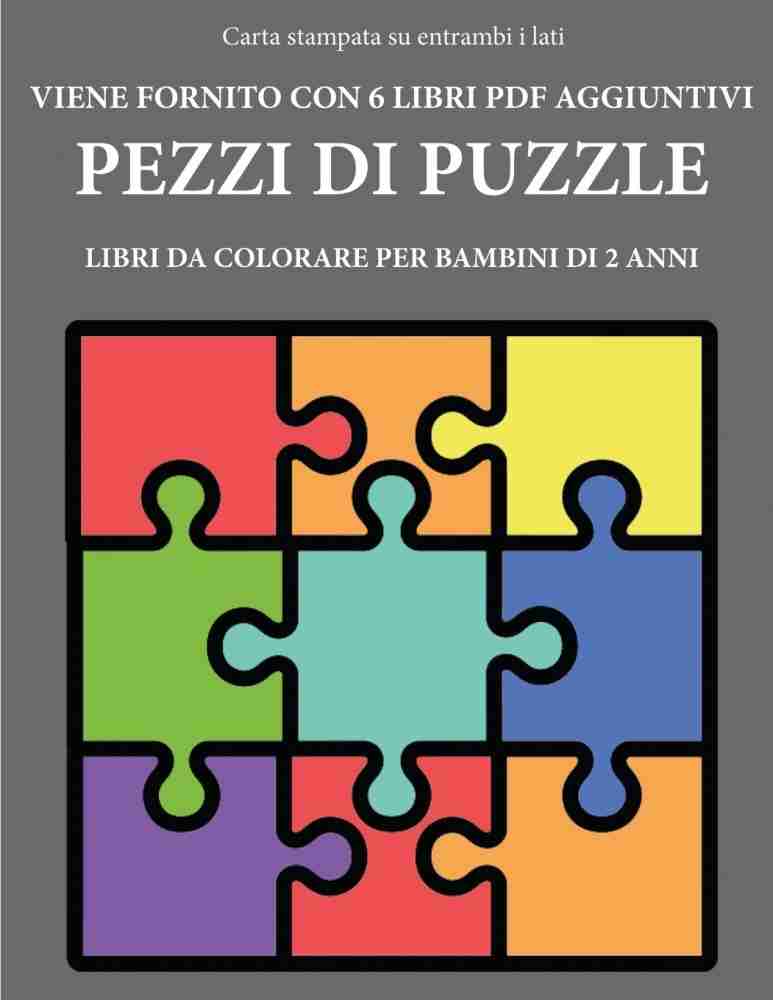 Libri da colorare per bambini di 2 anni (Pezzi di puzzle): Buy