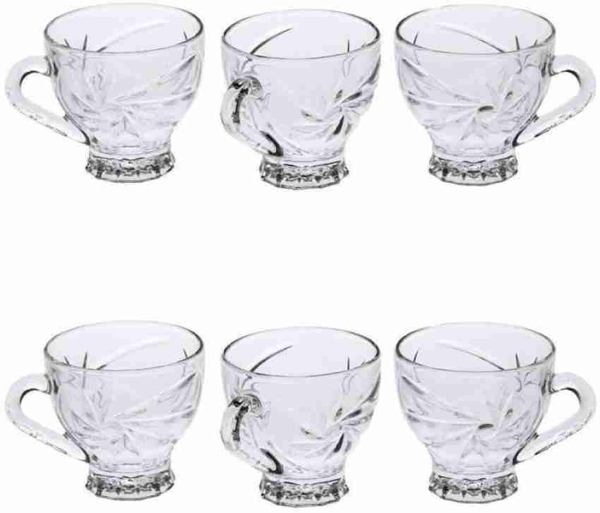 Joy2u Pack of 6 Glass (pack of 6) yujing glass tea cup set 170 ml Price in  India - Buy Joy2u Pack of 6 Glass (pack of 6) yujing glass tea cup