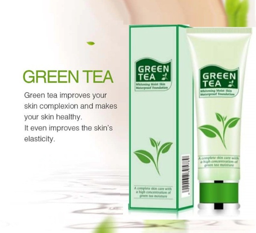 GLOWY Whitening Skin Moist Waterproof Green Tea Extract Matte