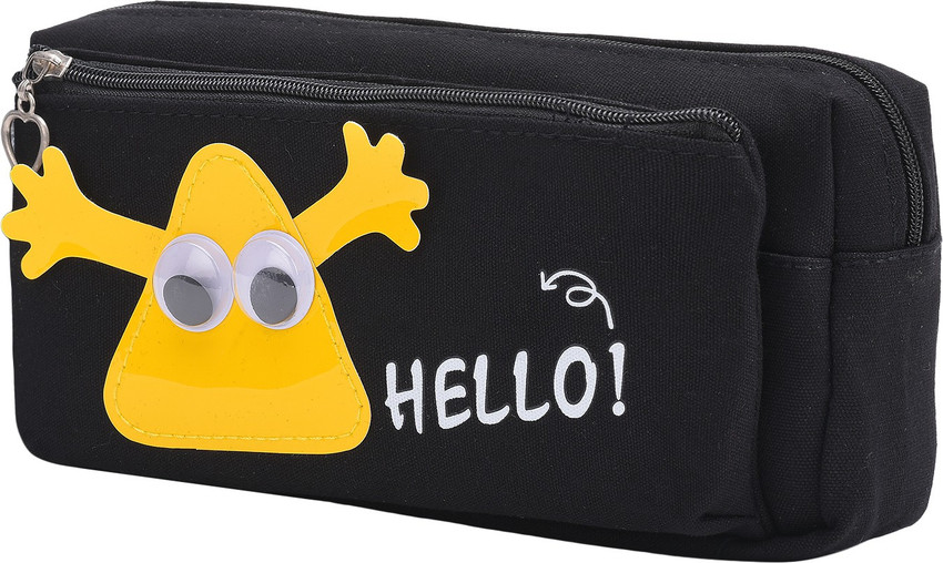 Flipkart Pihu stationery Black color Pencil pouch For kids 1