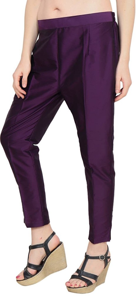 Buy Purple Trousers & Pants for Women by GOLDSTROMS Online