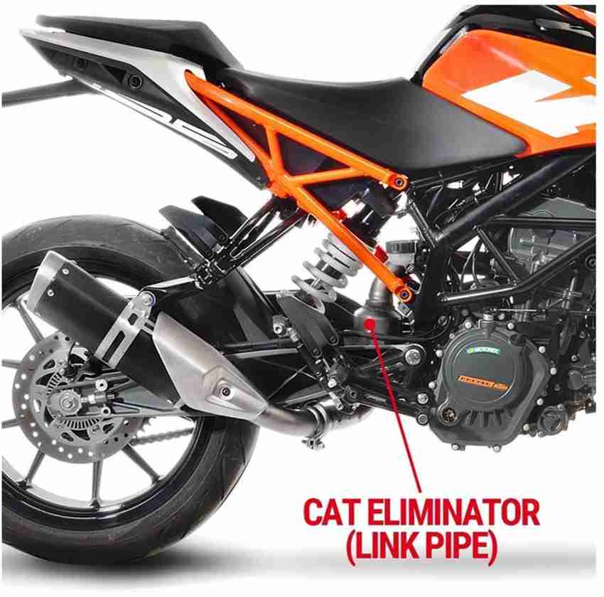 Duke 390 deals stock exhaust price
